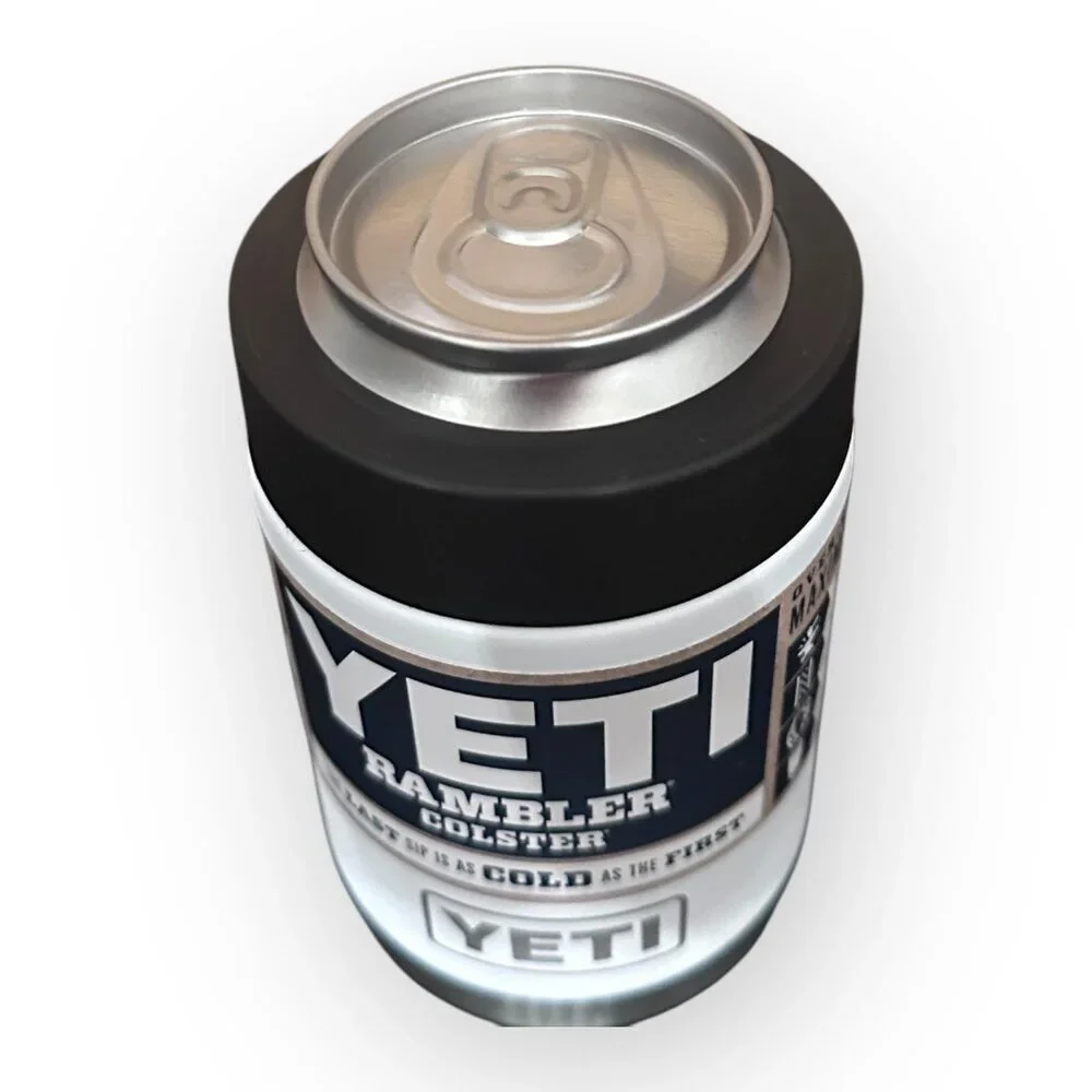 Yeti Rambler Colster White Color Koozie Size12 oz Fits Standard Cans NEW w/ Tags - Picture 2 of 16